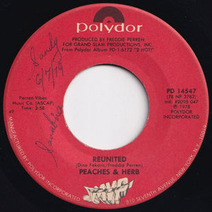 Peaches & Herb - Reunited / Easy As Pie (7 inch Record / Used)