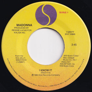 Madonna - Lucky Star / I Know It (7 inch Record / Used)