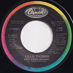 Lillo Thomas - Hot Love / Just My Imagination (7 inch Record / Used)