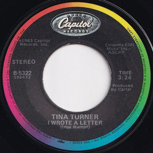 Tina Turner - Let's Stay Together / I Wrote A Letter (7 inch Record / Used)