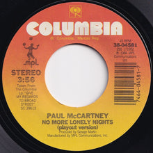 画像をギャラリービューアに読み込む, Paul McCartney - No More Lonely Nights (Ballad) / (Playout Version) (7 inch Record / Used)
