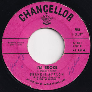 Frankie Avalon - Venus / I'm Broke (7 inch Record / Used)