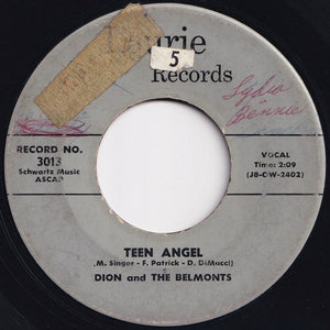 Dion And The Belmonts - Teen Angel / I Wonder Why (7 inch Record / Used)