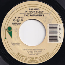 Load image into Gallery viewer, Romantics - Talking In Your Sleep / I&#39;m Hip (7 inch Record / Used)
