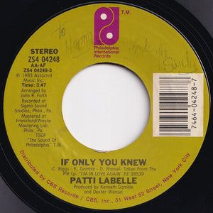 Patti Labelle - If Only You Knew / I'll Never, Never Give Up (7 inch Record / Used)