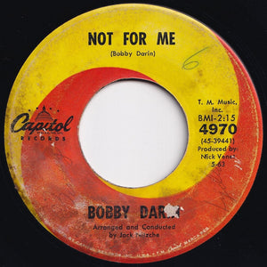 Bobby Darin - 18 Yellow Roses / Not For Me (7 inch Record / Used)