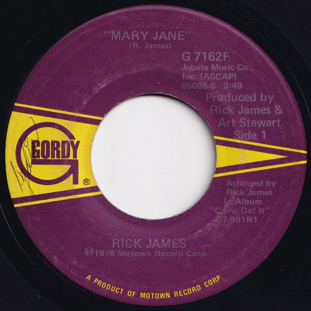 Rick James - Mary Jane / Dream Maker (7 inch Record / Used)