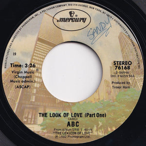 ABC - The Look Of Love (Part One) / Theme From Mantrap (7 inch Record / Used)