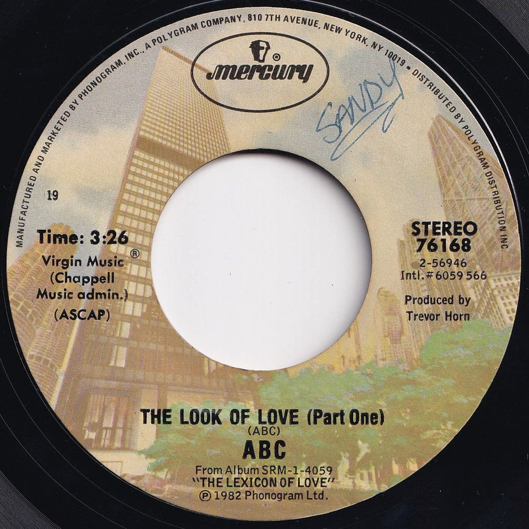 ABC - The Look Of Love (Part One) / Theme From Mantrap (7 inch Record / Used)