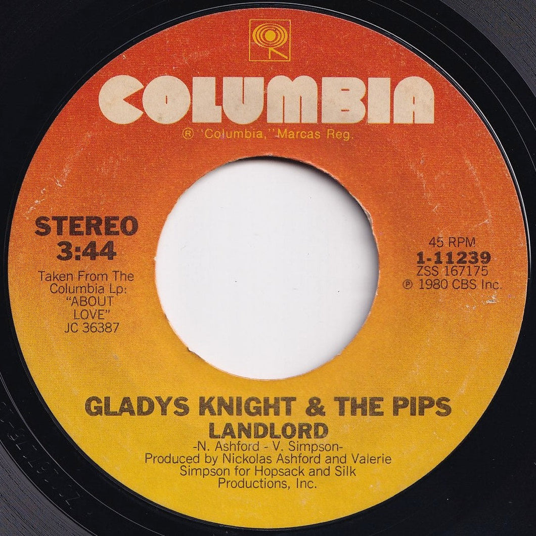 Gladys Knight & The Pips - Landlord / We Need Hearts (7 inch Record / Used)