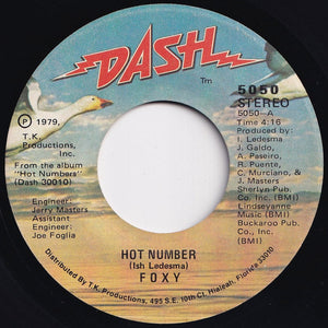 Foxy - Hot Number / Call It Love (7 inch Record / Used)