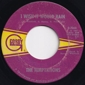 Temptations - I Wish It Would Rain / I Truly, Truly Believe (7 inch Record / Used)