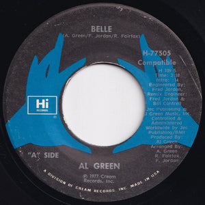 Al Green - Belle / Chariots Of Fire (7 inch Record / Used)