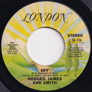 Hodges, James And Smith - Since I Fell For You - I'm Falling In Love / Off (7 inch Record / Used)