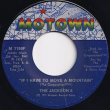 Load image into Gallery viewer, Jackson 5 - Little Bitty Pretty One / If I Have To Move A Mountain (7 inch Record / Used)
