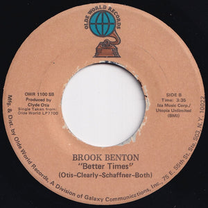 Brook Benton - Makin' Love Is Good For You / Better Times (7 inch Record / Used)