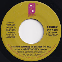 Load image into Gallery viewer, Harold Melvin And The Bluenotes - I&#39;m Weak For You / Satisfaction Guaranteed (Or Take Your Love Back) (7 inch Record / Used)
