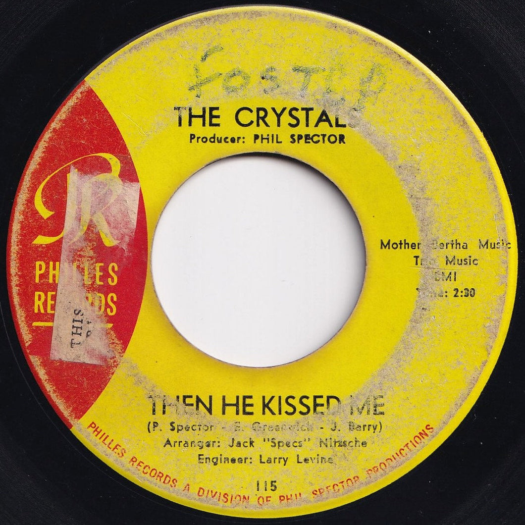 Crystals - Then He Kissed Me / Brother Julius (7 inch Record / Used)