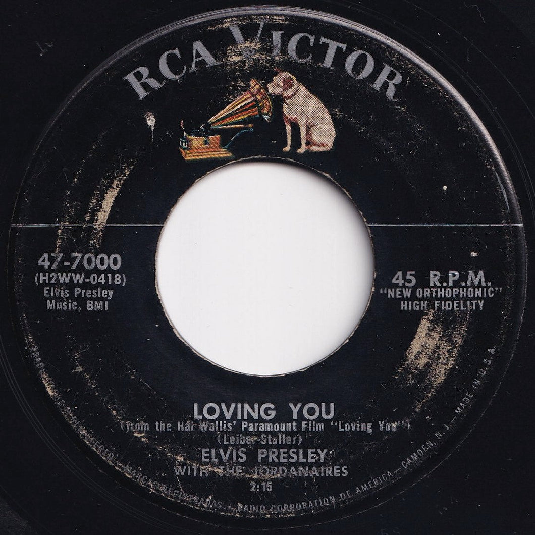 Elvis Presley - Loving You / (Let Me Be Your) Teddy Bear (7 inch Record / Used)