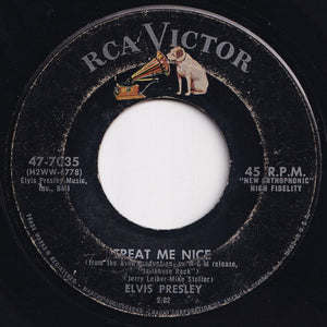 Elvis Presley - Jailhouse Rock / Treat Me Nice (7 inch Record / Used)