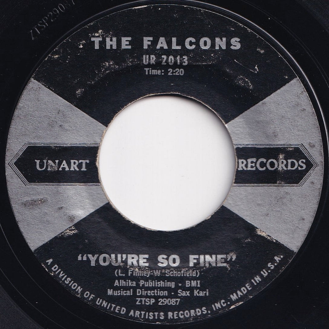 Falcons - You're So Fine / Goddess Of Angels (7 inch Record / Used)