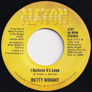 Betty Wright - My Love Is / I Believe It's Love (7 inch Record / Used)