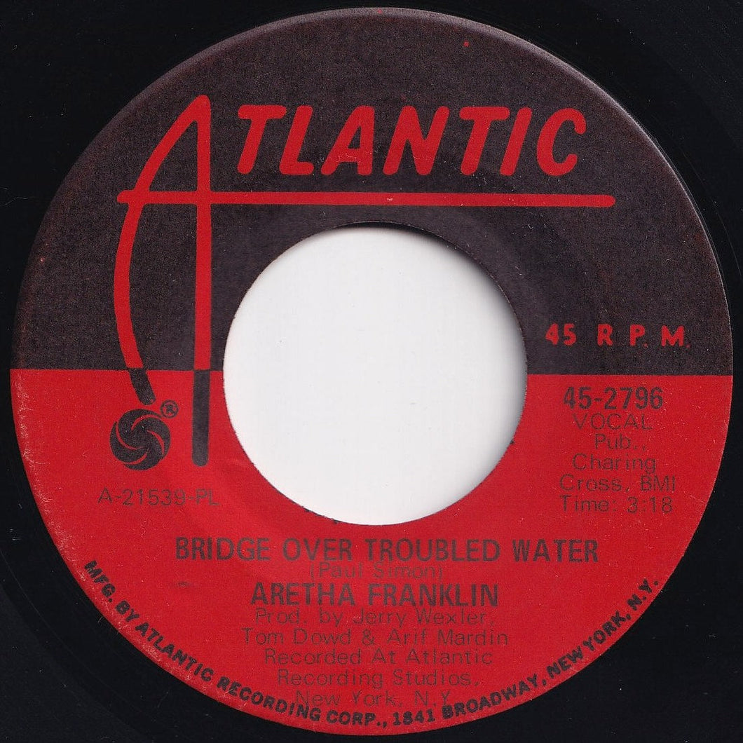 Aretha Franklin - Bridge Over Troubled Water / Brand New Me (7 inch Record / Used)