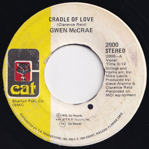 Gwen McCrae - Cradle Of Love / Easy Rock (7 inch Record / Used)