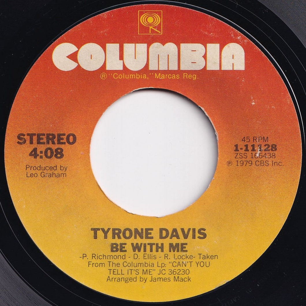 Tyrone Davis - Be With Me / Love You Forever (7 inch Record / Used)