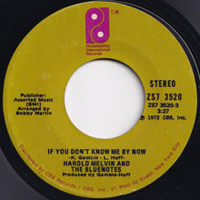 Load image into Gallery viewer, Harold Melvin And The Blue Notes - If You Don&#39;t Know Me By Now / Let Me Into Your World (7 inch Record / Used)
