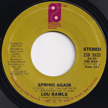 画像をギャラリービューアに読み込む, Lou Rawls - See You When I Git There / Spring Again (7 inch Record / Used)
