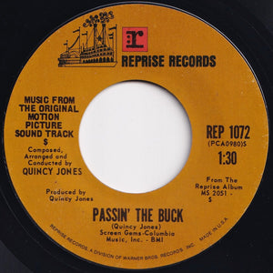 Quincy Jones - Money Runner / Passin' The Buck (7 inch Record / Used)