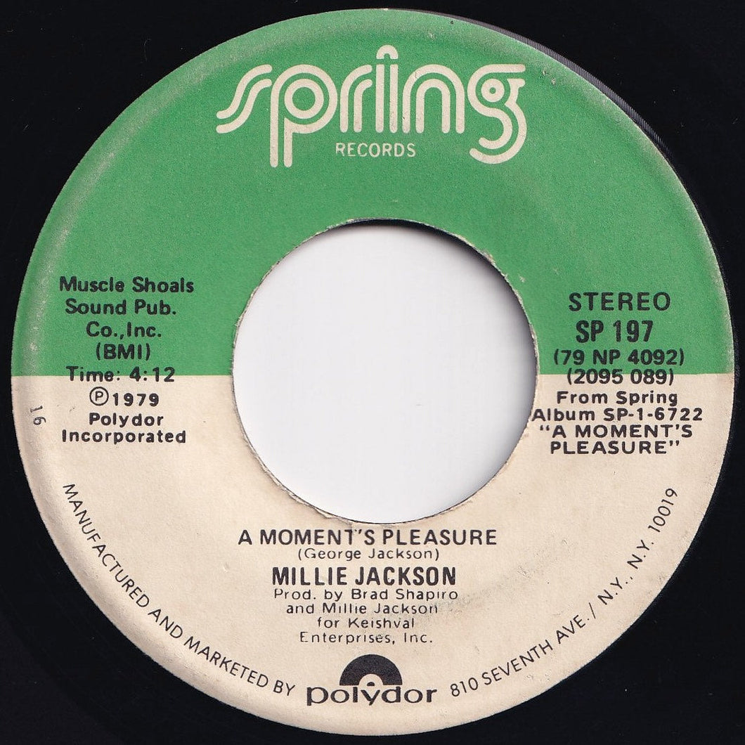 Millie Jackson - A Moment's Pleasure / Once You've Had It (7 inch Record / Used)