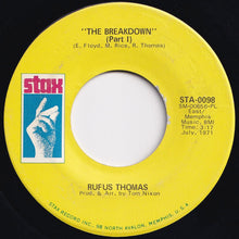 画像をギャラリービューアに読み込む, Rufus Thomas - The Breakdown (Part 1) / (Part 2) (7 inch Record / Used)
