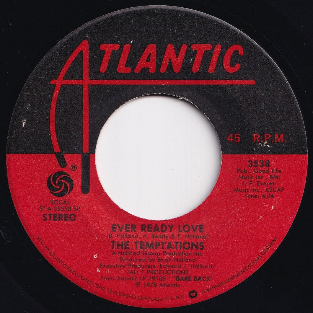 Temptations - Ever Ready Love / Touch Me Again (7 inch Record / Used)