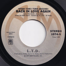 Load image into Gallery viewer, L.T.D. - (Every Time I Turn Around) Back In Love Again / Material Things (7 inch Record / Used)
