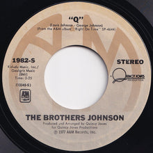 画像をギャラリービューアに読み込む, Brothers Johnson - Runnin&#39; For Your Lovin&#39; / &quot;Q&quot; (7 inch Record / Used)
