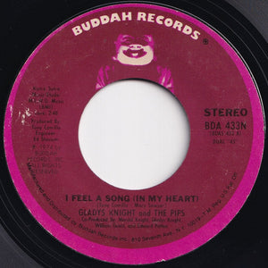 Gladys Knight And The Pips - I Feel A Song (In My Heart) / Don't Burn Down The Bridge (7 inch Record / Used)