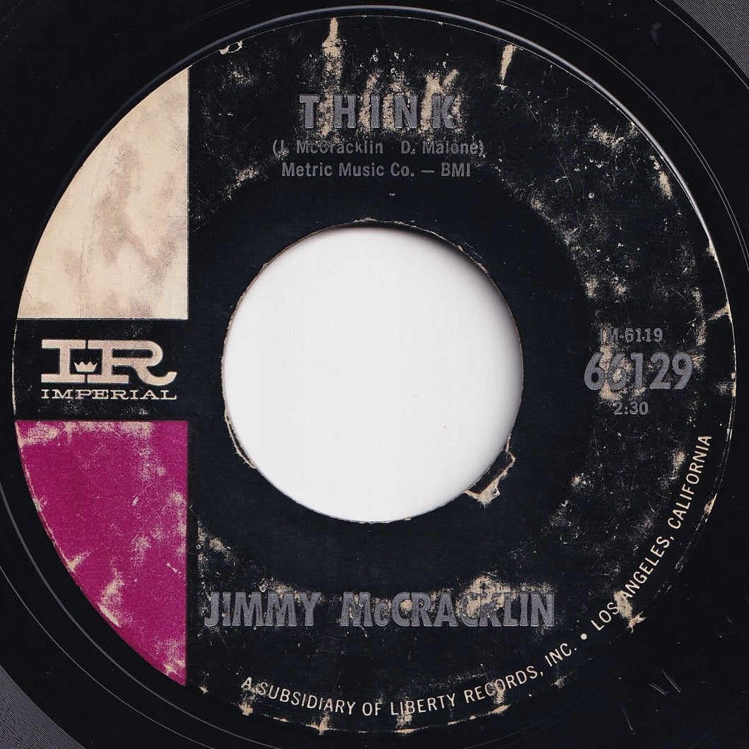 Jimmy McCracklin - Think / Steppin' Up In Class (7 inch Record / Used)