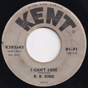B.B. King - Rock Me Baby / I Can't Lose (7 inch Record / Used)