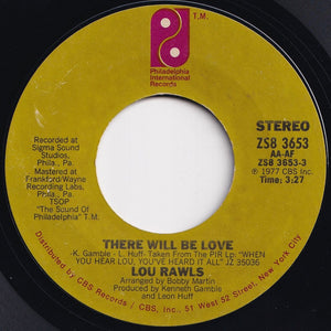 Lou Rawls - There Will Be Love / Unforgettable (7 inch Record / Used)