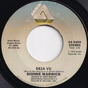 Dionne Warwick - Deja Vu / All The Time (7 inch Record / Used)