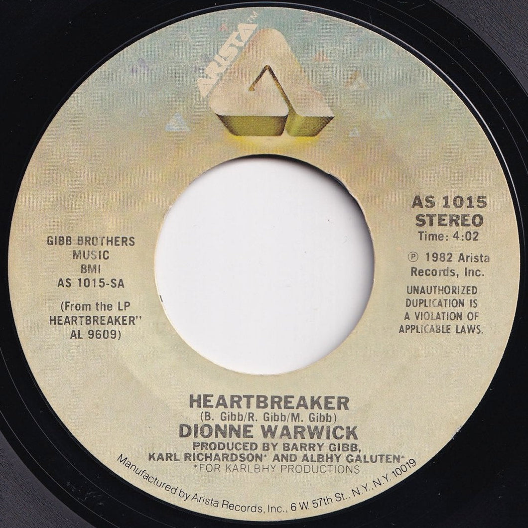 Dionne Warwick - Heartbreaker / I Can't See Anything (But You) (7 inch Record / Used)