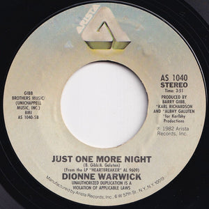 Dionne Warwick - Take The Short Way Home / Just One More Night (7 inch Record / Used)