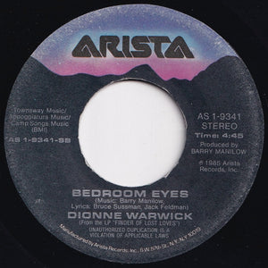 Dionne Warwick, Barry Manilow - Run To Me / Bedroom Eyes (7 inch Record / Used)