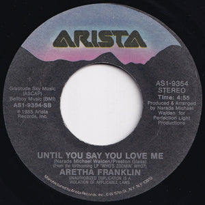 Aretha Franklin - Freeway Of Love / Until You Say You Love Me (7 inch Record / Used)