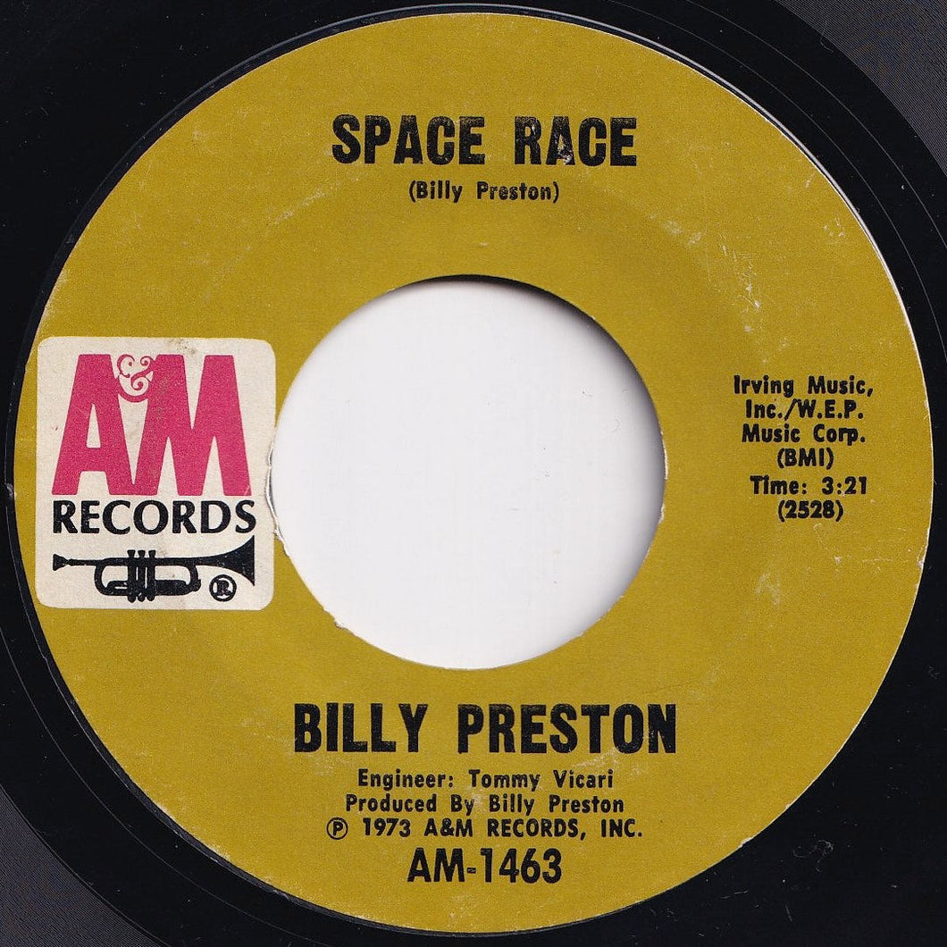 Billy Preston - Space Race / We're Gonna Make It (7 inch Record / Used)