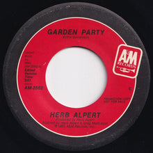 画像をギャラリービューアに読み込む, Herb Alpert - Garden Party / Garden Party (7 inch Record / Used)
