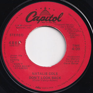 Natalie Cole - Someone That I Used To Love / Don't Look Back (7 inch Record / Used)