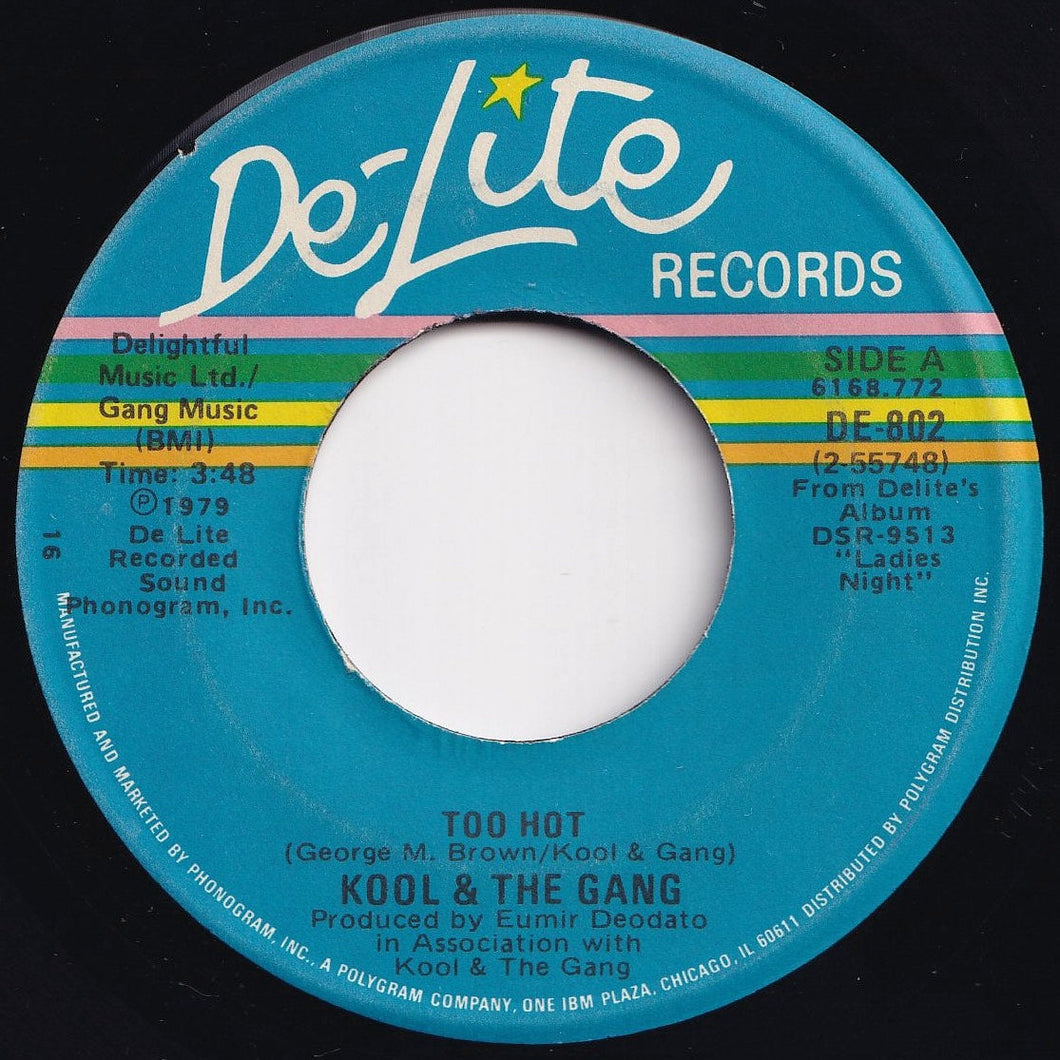 Kool & The Gang - Too Hot / Tonight's The Night (7 inch Record / Used)